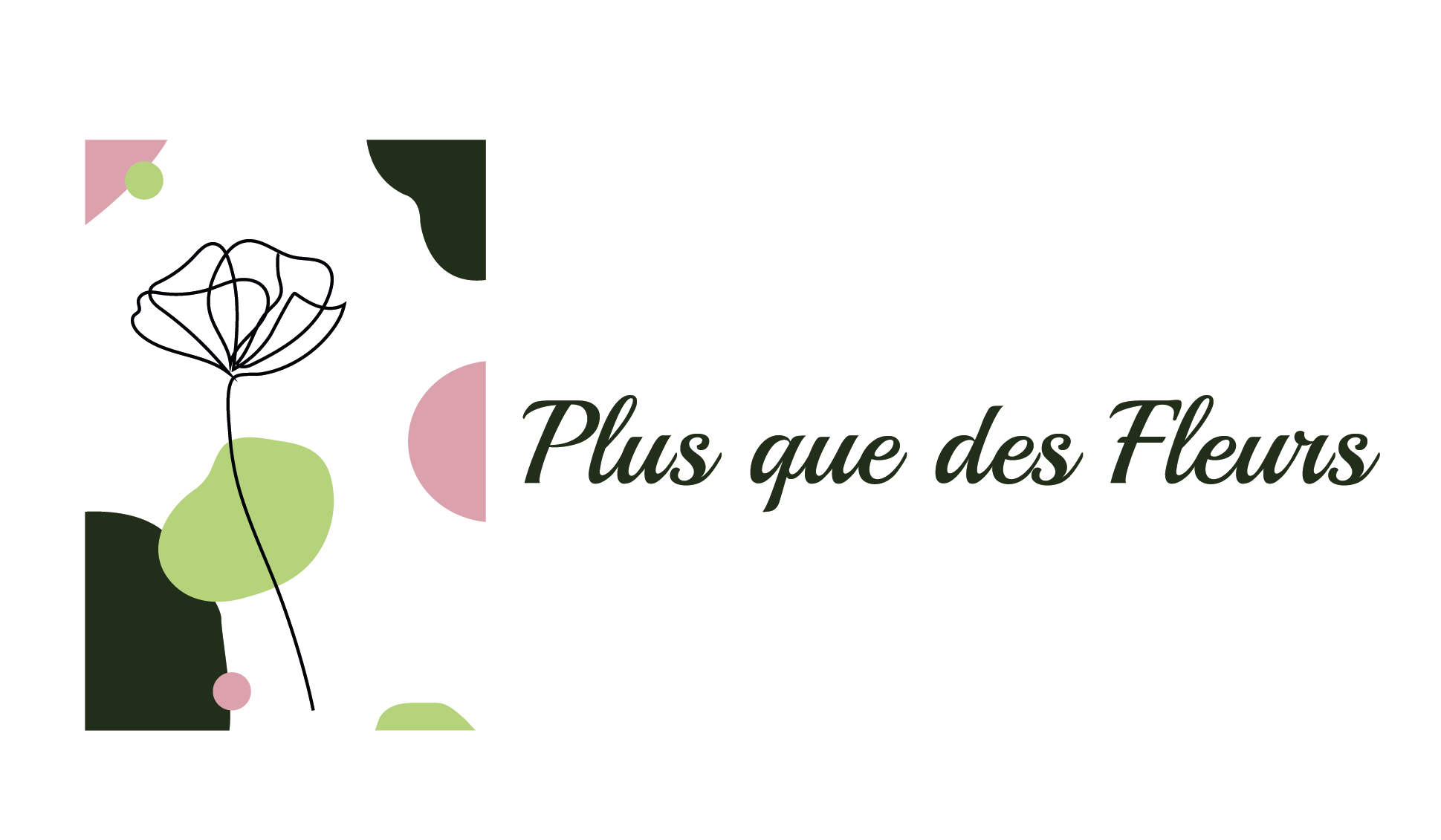 Logo PLUS QUE DES FLEURS